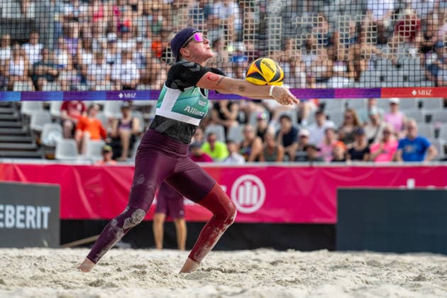 German Beach Championship (German Beach Volleyball Championship) Dortmund, Germany August 27, 2026 DORTMUND, GERMANY AUGUST 27 Melanie Gernert Player 2, SV Energie Cottbus during the German Beach Championship at Dortmund on August 27, 2026 in Dortmund, Germany Copyright: xBEAUTIFULxSPORTS PeterxWeberx