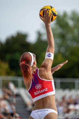 German Beach Championship (German Beach Volleyball Championship) Dortmund, Germany August 27, 2026 DORTMUND, GERMANY AUGUST 27 Sandra Ittlinger Player 1, Eintracht Spontent e.V., during the German Beach Championship (German Beach Volleyball Championship) in Dortmund on August 27, 2026, in Dortmund, Germany Copyright: xBEAUTIFULxSPORTS PeterxWeberx