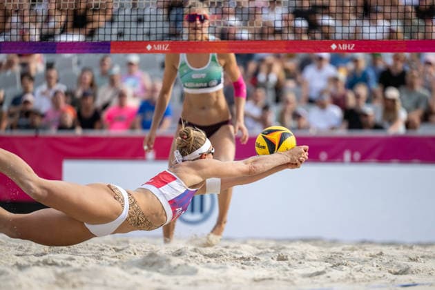 German Beach Championship (German Beach Volleyball Championship) Dortmund, Germany August 27, 2026 DORTMUND, GERMANY AUGUST 27 Sandra Ittlinger Player 1, Eintracht Spontent e.V. during the German Beach Championship (German Beach Volleyball Championship) in Dortmund on August 27, 2026, in Dortmund, Germany Copyright: xBEAUTIFULxSPORTS PeterxWeberx