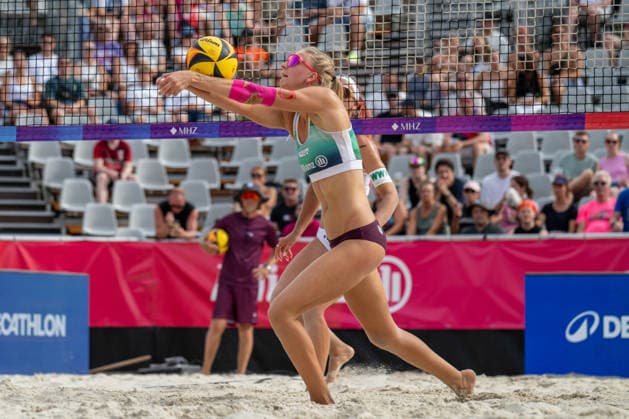 German Beach Championship (German Beach Volleyball Championship) Dortmund, Germany August 27, 2026 DORTMUND, GERMANY AUGUST 27 Nele Barber Player 1, SV Energie Cottbus during the German Beach Championship (German Beach Volleyball Championship) in Dortmund on August 27, 2026, in Dortmund, Germany Copyright: xBEAUTIFULxSPORTS PeterxWeberx