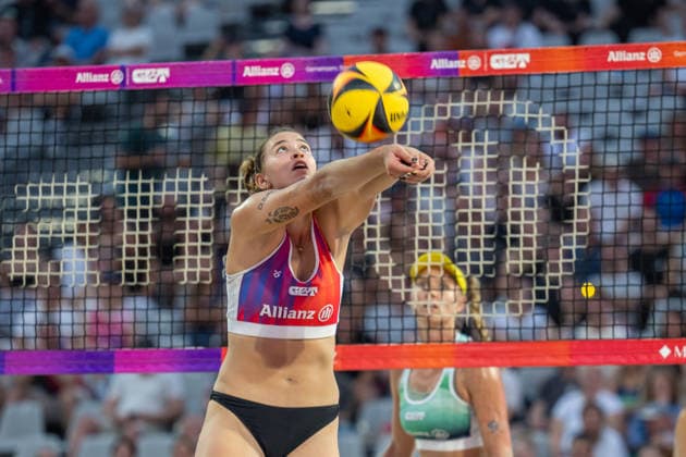 German Beach Championship (German Beach Volleyball Championship) Dortmund, Germany August 27, 2026 DORTMUND, GERMANY AUGUST 27 Janne Uhl Player 2, Eintracht Spontent during the German Beach Championship (German Beach Volleyball Championship) in Dortmund on August 27, 2026, in Dortmund, Germany Copyright: xBEAUTIFULxSPORTS PeterxWeberx