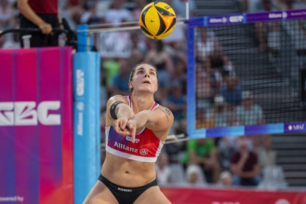 German Beach Championship German Beach Volleyball Championship Dortmund, Germany August 27, 2026 DORTMUND, GERMANY AUGUST 27 Anna Lena Grüne, Player 1 for the Helios GRIZZLYS, during the German Beach Championship (German Beach Volleyball Championship) in Dortmund on August 27, 2026, in Dortmund, Germany Copyright: xBEAUTIFULxSPORTS PeterxWeberx