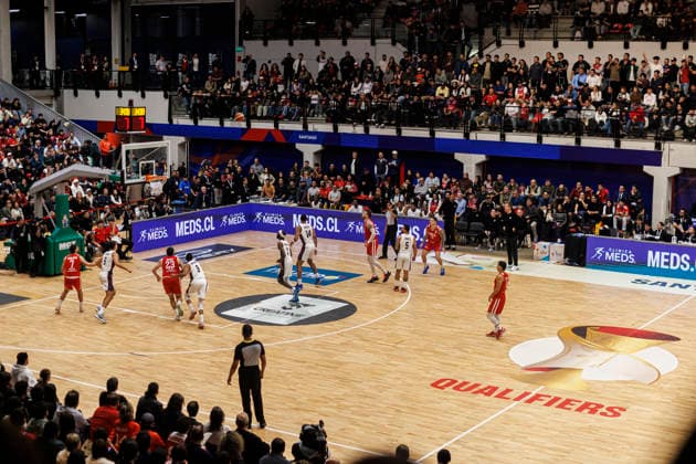 Chile v USA - FIBA World Cup 2027 Americas Qualifier Santiago, Chile - 27 August: General view of the Centro de Deportes Colectivos stadium during the FIBA World Cup 2027 Americas Qualifiers Group E game between Chile and USA at Centro de Deportes Colectivos on August 27, 2026 in Santiago, Chile Santiago Centro de Deportes Colectivos Region Metropolitana de Santiago Chile Copyright: xLatinxSportxImagesx