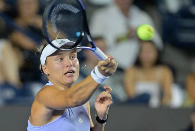 Monterrey Open tennis tournament Yuliia Starodubtseva of Ukraine in action against Elise Mertens of Belgium during their match at the Monterrey Open tennis tournament in Monterrey, Mexico, 27 August 2026. Monterrey Mexico  Copyright: xMiguelxSierrax