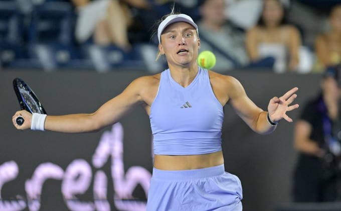 Monterrey Open tennis tournament Yuliia Starodubtseva of Ukraine in action against Elise Mertens of Belgium during their match at the Monterrey Open tennis tournament in Monterrey, Mexico, 27 August 2026. Monterrey Mexico  Copyright: xMiguelxSierrax
