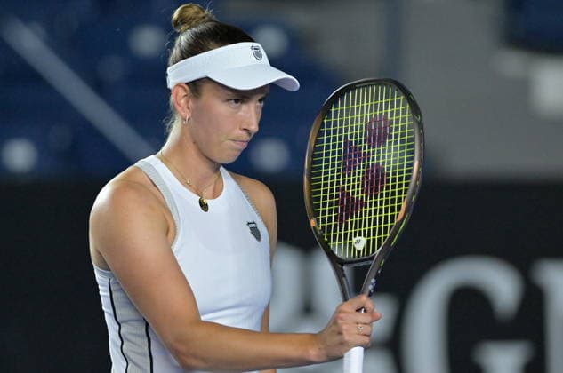 Monterrey Open tennis tournament Elise Mertens of Belgium in action against Yuliia Starodubtseva of Ukraine during their match at the Monterrey Open tennis tournament in Monterrey, Mexico, 27 August 2026. Monterrey Mexico  Copyright: xMiguelxSierrax