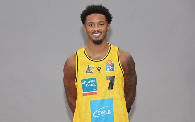 Ludwigsburg, MHP Riesen Ludwigsburg Basketball Photo Shoot for the 2026–2027 Season, Elijah Hughes