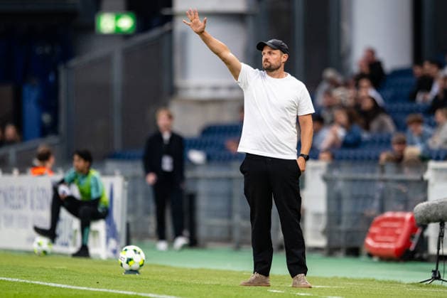 FC Copenhagen v FC Inter Turku, UEFA Conference League qualification, Copenhagen, Denmark Copenhagen, Denmark. 27th, August. Head coach Bo Svensson of FC Copenhagen seen during the UEFA Conference League qualification match between FC Copenhagen and FC Inter Turku at Parken in Copenhagen. Denmark, Copenhagen, Parken  Copyright: xGonzalesxPhoto TobiasxJorgensenx