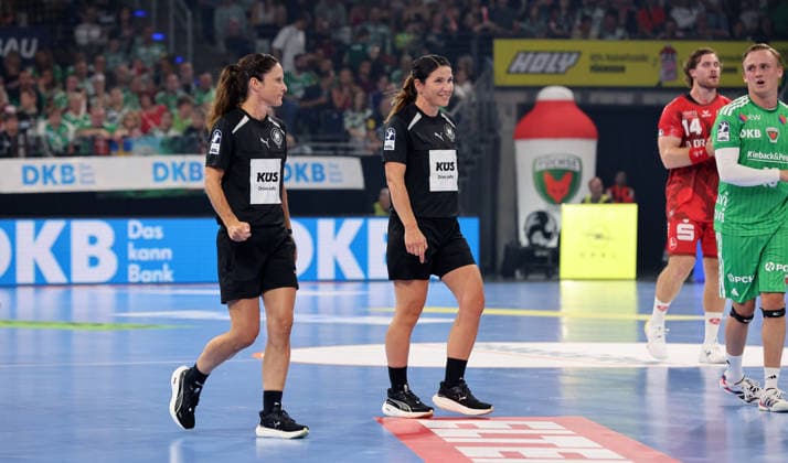 Referees Tanjs Kuttler and Maike Merz will officiate the Sport Handball HBL Bundesliga Men s Division 1 match on Matchday 27 of the 2026–2027 season on August 27, 2026: Füchse Berlin vs. MT Melsungen