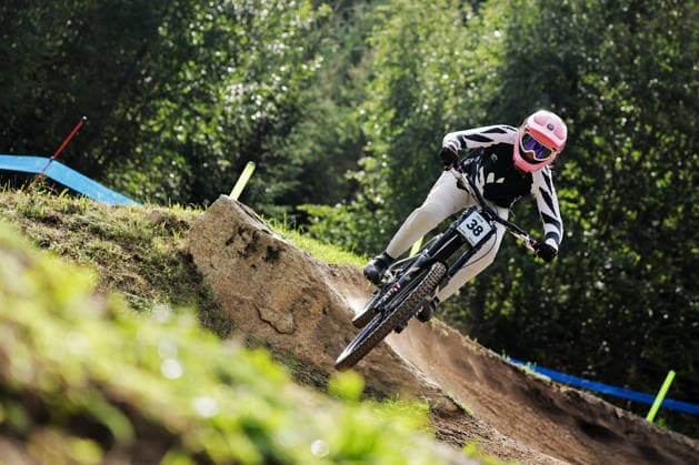 2026 UCI Mountain Bike World Championships Picture by Alex Whitehead SWpix.com - 28 08 2026 - Cycling - 2026 UCI Mountain Bike World Championships - Val di Sole, Trentino, Italy - Downhill (DHI) Qualifying - Women Junior - Capella Martin (New Zealand) Copyright: x xSWpix.comx(t axPhotographyxHubxLtd)xAlexxWhitehead SWpix.comx SWP-3030-20531