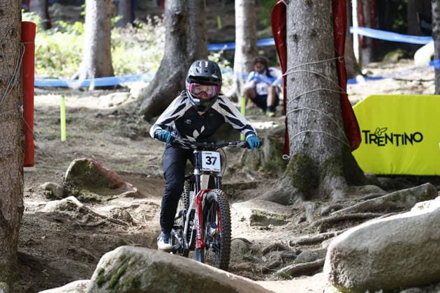 August 28, 2026, Daolasa di Commezzadura, Black Snake, 2026 UCI MTB World Championships Women s Junior Qualifications DHI Downhill Millie Waite 37 NZL Daolasa di Commezzadura Black Snake Trento, Italy Copyright: xJustPictures.ch FrancescoxMinghettix jp-en-FrMi-_NG_1100