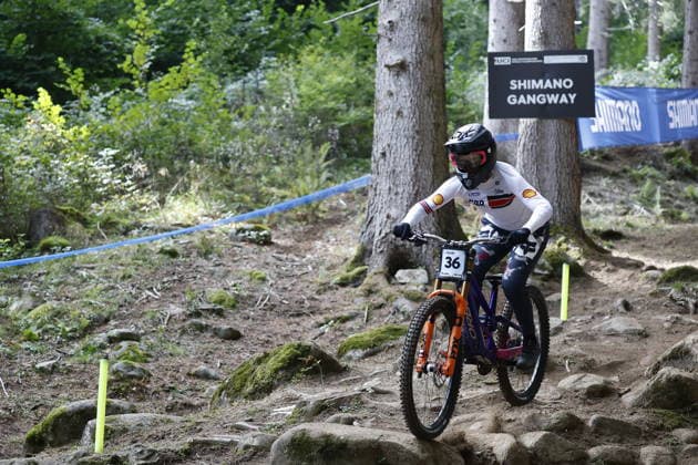 August 28, 2026, Daolasa di Commezzadura, Black Snake, 2026 UCI MTB World Championships Women s Junior Qualifications, DHI Downhill: Illy Morrison, 36, GBR, Daolasa di Commezzadura, Black Snake, Trento, Italy Copyright: xJustPictures.ch FrancescoxMinghettix jp-en-FrMi-_NG_1110