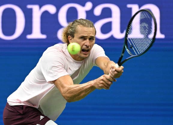 FLUSHING NY- AUGUST 27: Alexander Zverev is seen on the practice court during the 2026 US Open On Arthur Ashe Stadium at the USTA Billie Jean King National Tennis Center on August 27, 2026 in Flushing Queens. Copyright: xmpi04x