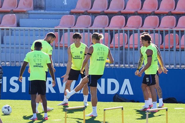 Football, Spain, Atlético Madrid, Training