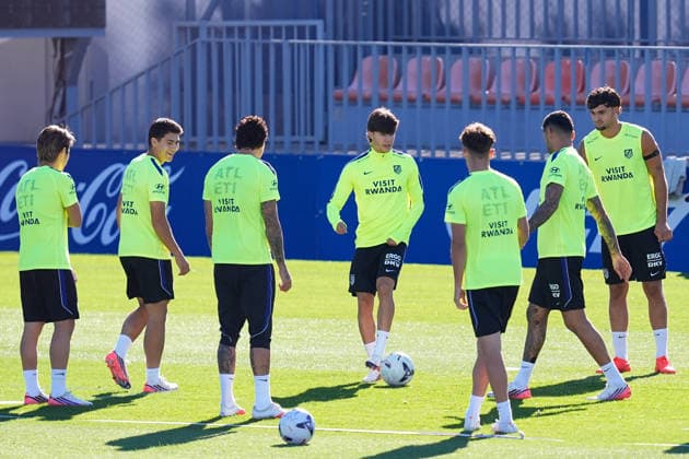 August 28, 2026, Madrid, Madrid, Spain: Arnau Ortiz during a training session of Atletico de Madrid ahead the Spanish League, LaLiga EA Sports, match against Sevilla FC at Ciudad Deportiva Wanda Atletico de Madrid on August 28, 2026, in Madrid, Spain. Atletico De Madrid Training Session - Laliga Ea Sports  - ZUMAa181 20260828_zaa_a181_011 Copyright: xDennisxAgyemanx