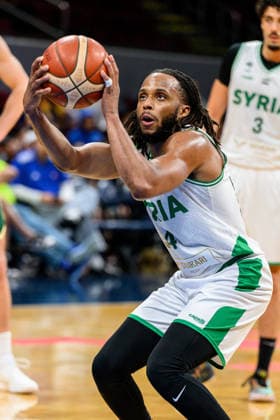 August 28, 2026, Manilla, Manila, Philippines: James JUSTICE Jnr in action for Syria. Australia vs Syria in their Group E match of the FIBA Basketball World Cup Qualifiers at the Mall of Asia Arena, Manila, Philippines on Friday 28 August 2026. FIBA World Cup Basketball Asian Qualifiers  - ZUMAr144 20260828_zap_r144_002 Copyright: xJaynexRussellx