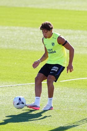 August 28, 2026, Madrid, Madrid, Spain: Giuliano Simeone during a training session of Atletico de Madrid ahead the Spanish League, LaLiga EA Sports, match against Sevilla FC at Ciudad Deportiva Wanda Atletico de Madrid on August 28, 2026, in Madrid, Spain. Atletico De Madrid Training Session - Laliga Ea Sports  - ZUMAa181 20260828_zaa_a181_012 Copyright: xDennisxAgyemanx