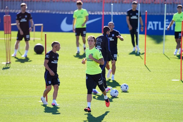 August 28, 2026, Madrid, Madrid, Spain: Pablo Barrios during a training session of Atletico de Madrid ahead the Spanish League, LaLiga EA Sports, match against Sevilla FC at Ciudad Deportiva Wanda Atletico de Madrid on August 28, 2026, in Madrid, Spain. Atletico De Madrid Training Session - Laliga Ea Sports  - ZUMAa181 20260828_zaa_a181_014 Copyright: xDennisxAgyemanx