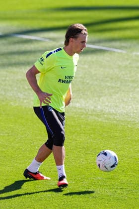 August 28, 2026, Madrid, Madrid, Spain: Pablo Barrios during a training session of Atletico de Madrid ahead the Spanish League, LaLiga EA Sports, match against Sevilla FC at Ciudad Deportiva Wanda Atletico de Madrid on August 28, 2026, in Madrid, Spain. Atletico De Madrid Training Session - Laliga Ea Sports  - ZUMAa181 20260828_zaa_a181_019 Copyright: xDennisxAgyemanx