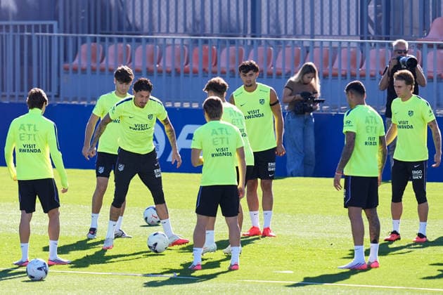 August 28, 2026, Madrid, Madrid, Spain: Jose Maria Gimenez during a training session of Atletico de Madrid ahead the Spanish League, LaLiga EA Sports, match against Sevilla FC at Ciudad Deportiva Wanda Atletico de Madrid on August 28, 2026, in Madrid, Spain. Atletico De Madrid Training Session - Laliga Ea Sports  - ZUMAa181 20260828_zaa_a181_028 Copyright: xDennisxAgyemanx