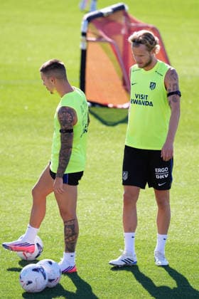 August 28, 2026, Madrid, Madrid, Spain: Morten Hjulmand during a training session of Atletico de Madrid ahead the Spanish League, LaLiga EA Sports, match against Sevilla FC at Ciudad Deportiva Wanda Atletico de Madrid on August 28, 2026, in Madrid, Spain. Atletico De Madrid Training Session - Laliga Ea Sports  - ZUMAa181 20260828_zaa_a181_042 Copyright: xDennisxAgyemanx