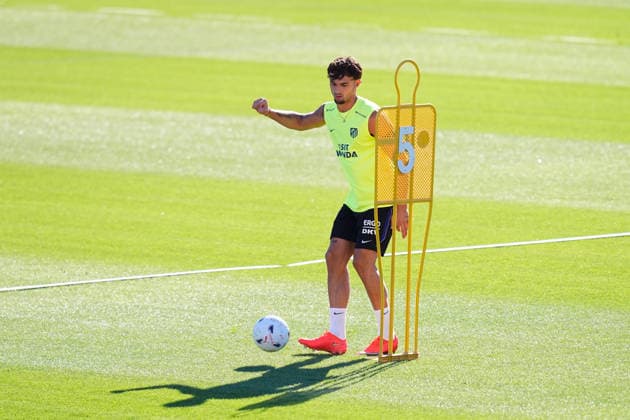 August 28, 2026, Madrid, Madrid, Spain: Marc Pubill during a training session of Atletico de Madrid ahead the Spanish League, LaLiga EA Sports, match against Sevilla FC at Ciudad Deportiva Wanda Atletico de Madrid on August 28, 2026, in Madrid, Spain. Atletico De Madrid Training Session - Laliga Ea Sports  - ZUMAa181 20260828_zaa_a181_045 Copyright: xDennisxAgyemanx