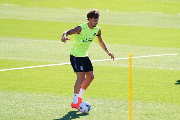 August 28, 2026, Madrid, Madrid, Spain: Marc Pubill during a training session of Atletico de Madrid ahead the Spanish League, LaLiga EA Sports, match against Sevilla FC at Ciudad Deportiva Wanda Atletico de Madrid on August 28, 2026, in Madrid, Spain. Atletico De Madrid Training Session - Laliga Ea Sports  - ZUMAa181 20260828_zaa_a181_046 Copyright: xDennisxAgyemanx