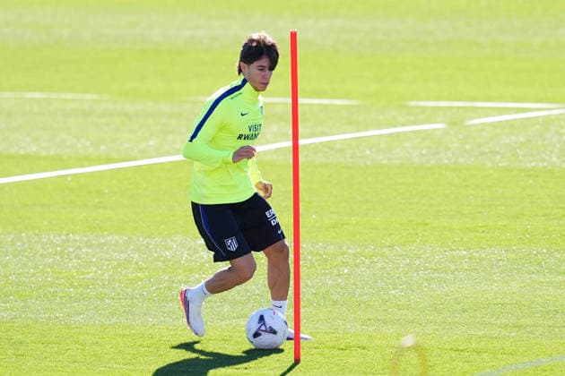 August 28, 2026, Madrid, Madrid, Spain: Arnau Ortiz during a training session of Atletico de Madrid ahead the Spanish League, LaLiga EA Sports, match against Sevilla FC at Ciudad Deportiva Wanda Atletico de Madrid on August 28, 2026, in Madrid, Spain. Atletico De Madrid Training Session - Laliga Ea Sports  - ZUMAa181 20260828_zaa_a181_048 Copyright: xDennisxAgyemanx