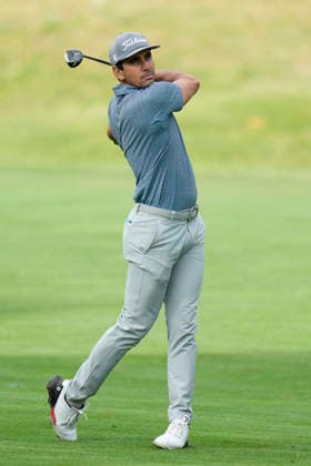 SUTTON COLDFIELD, ENGLAND - AUG 28: Rafa Cabrera Bello (ESP) plays from the seventeenth fairway during the completion of the delayed Round 1 at the 2026 Husqvarna British Masters at The Belfry, Sutton Coalfield on August 28, 2026 in Warwickshire, England The 2026 Husqvarna British Masters