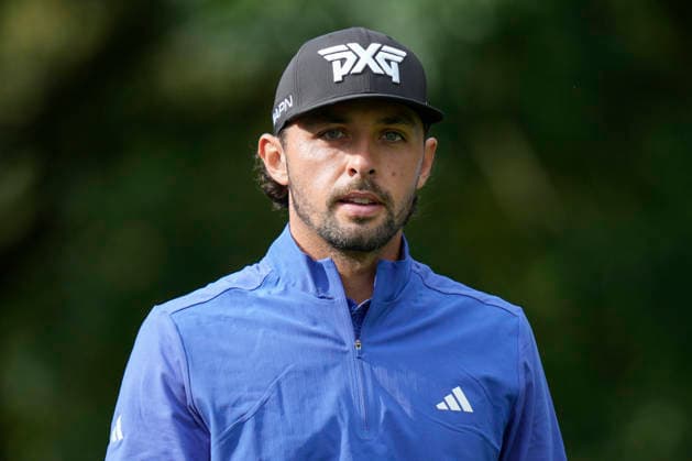 SUTTON COLDFIELD, ENGLAND - AUG 28: Marco Penge (ENG) walks from the sixth tee during the completion of the delayed Round 1 at the 2026 Husqvarna British Masters at The Belfry, Sutton Coalfield on August 28, 2026 in Warwickshire, England The 2026 Husqvarna British Masters