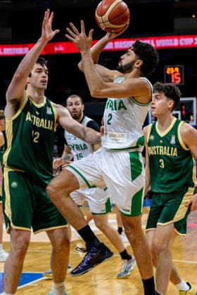 August 28, 2026, Manilla, Manila, Philippines: Omar IDLBI in action fro Syria.Australia vs Syria in their Group E match of the FIBA Basketball World Cup Qualifiers at the Mall of Asia Arena, Manila, Philippines on Friday 28 August 2026. Manilla Philippines - ZUMAr144 20260828_zap_r144_007 Copyright: xJaynexRussellx