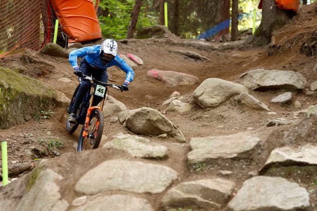 August 28, 2026, Daolasa di Commezzadura, Black Snake, 2026 UCI MTB World Championships Men s Junior Qualifications, DHI Downhill: Jaroslav Beran 45, CZE, Daolasa di Commezzadura, Black Snake, Trento, Italy Copyright: xJustPictures.ch FrancescoxMinghettix jp-en-FrMi-_NG_1454