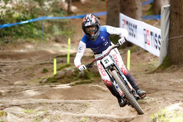 August 28, 2026, Daolasa di Commezzadura, Black Snake, 2026 UCI MTB World Championships Men s Junior Qualifications DHI Downhill Léo Godin 21 FRA Daolasa di Commezzadura Black Snake Trento, Italy Copyright: xJustPictures.ch FrancescoxMinghettix jp-en-FrMi-_NG_1532