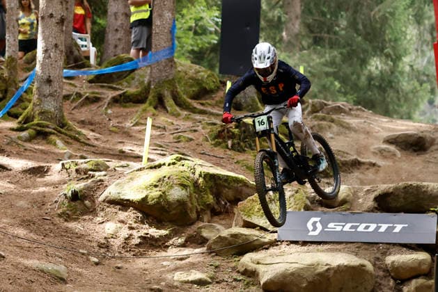 August 28, 2026, Daolasa di Commezzadura, Black Snake, 2026 UCI MTB World Championships Men s Junior Qualifications DHI Downhill Enol Torre Martinez 16 ESP Daolasa di Commezzadura Black Snake Trento, Italy Copyright: xJustPictures.ch FrancescoxMinghettix jp-en-FrMi-_NG_1554