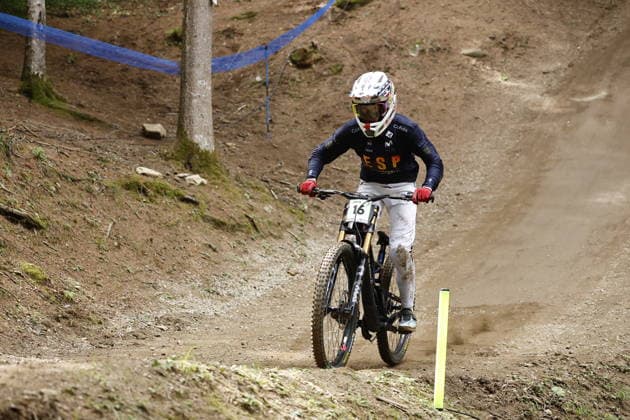 August 28, 2026, Daolasa di Commezzadura, Black Snake, 2026 UCI MTB World Championships Men s Junior Qualifications DHI Downhill Enol Torre Martinez 16 ESP Daolasa di Commezzadura Black Snake Trento, Italy Copyright: xJustPictures.ch FrancescoxMinghettix jp-en-FrMi-_NG_1565