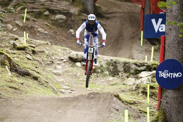 August 28, 2026, Daolasa di Commezzadura, Black Snake, 2026 UCI MTB World Championships Men s Junior Qualifications DHI Downhill Sacha Gabriel Brizin 3 FRA Daolasa di Commezzadura Black Snake Trento, Italy Copyright: xJustPictures.ch FrancescoxMinghettix jp-en-FrMi-_NG_1625