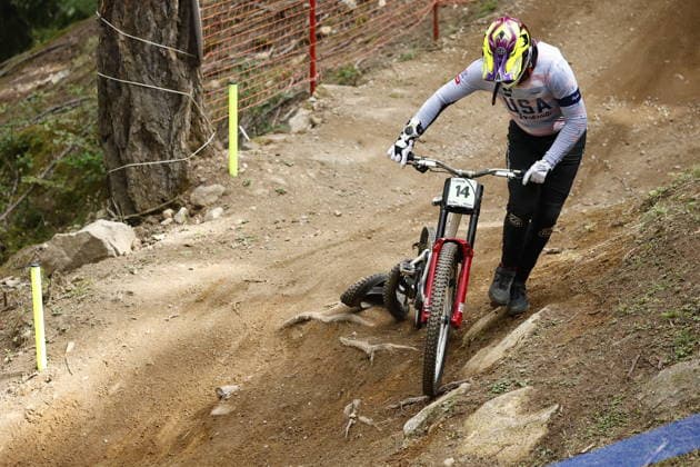 August 28, 2026, Daolasa di Commezzadura, Black Snake, 2026 UCI MTB World Championships Men s Junior Qualifications DHI Downhill Kai Burleson 14 USA Experienced a mechanical failure Daolasa di Commezzadura Black Snake Trento, Italy Copyright: xJustPictures.ch FrancescoxMinghettix jp-en-FrMi-_NG_1637