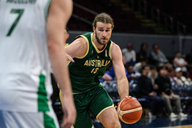 August 28, 2026, Manilla, Manila, Philippines: Australia s Sam FROLING in action. Australia vs Syria in their Group E match of the FIBA Basketball World Cup Qualifiers at the Mall of Asia Arena, Manila, Philippines on Friday 28 August 2026. Manilla Philippines - ZUMAr144 20260828_zap_r144_015 Copyright: xJaynexRussellx