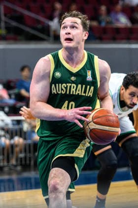 August 28, 2026, Manilla, Manila, Philippines: Australia s Elijah PEPPER in action. Australia vs Syria in their Group E match of the FIBA Basketball World Cup Qualifiers at the Mall of Asia Arena, Manila, Philippines on Friday 28 August 2026. Manilla Philippines - ZUMAr144 20260828_zap_r144_032 Copyright: xJaynexRussellx
