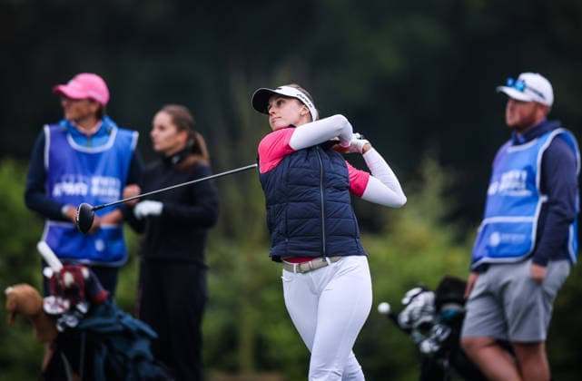 2026 KPMG Women s Irish Open, The K Club, Kildare 28 8 2026 Verena Gimmy of Germany tees off on the 1st Verena Gimmy tees off on the 1st 28 8 2026  Copyright: xx RDR_1625