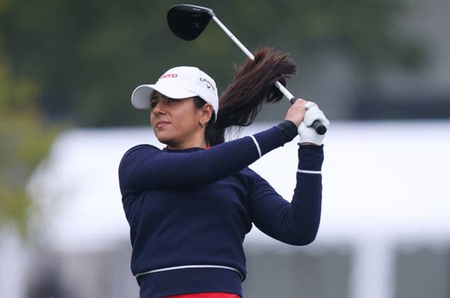 2026 KPMG Women s Irish Open, The K Club, Kildare 28 8 2026 Tvesa Malik of India tees off on the 1st Tvesa Malik tees off on the 1st 28 8 2026  Copyright: xx RDR_1749