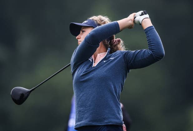 2026 KPMG Women s Irish Open, The K Club, Kildare 28 8 2026 Sara Kouskova of the Czech Republic tees off on the 1st Sara Kouskova tees off on the 1st 28 8 2026  Copyright: xx RDR_2583
