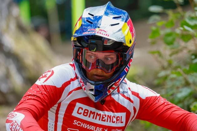 TRENTO, ITALY, AUGUST 28 Valentina Höll of Austria testing the course before the UCI Mountain Bike World Championships Women s and Men s Elite Downhill qualifiers at Val di Sole on August 28, 2026, in Trento, Italy. Trento, Val di Sole, Trento, Italy Copyright: xJustPictures.ch FrancescoxMinghettix jp-en-EuSpIm-JP6_FRM_UCIWC_WMNDH_28_Aug_000135