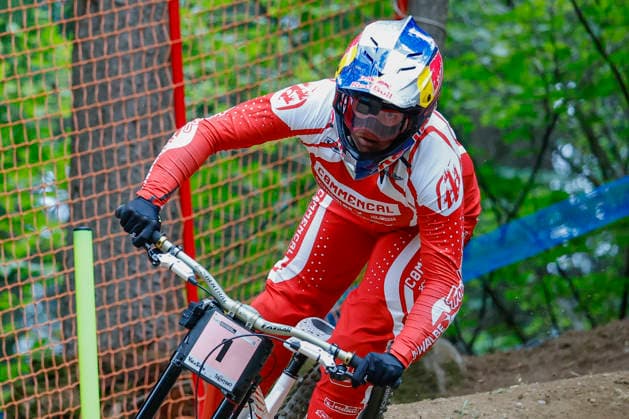 TRENTO, ITALY, AUGUST 28: Valentina Höll of Austria tests the track before the UCI Mountain Bike World Championships Women s and Men s Elite Downhill qualifiers at Val di Sole on August 28, 2026, in Trento, Italy. Trento, Val di Sole, Trento, Italy Copyright: xJustPictures.ch FrancescoxMinghettix jp-en-EuSpIm-JP6_FRM_UCIWC_WMNDH_28_Aug_000134