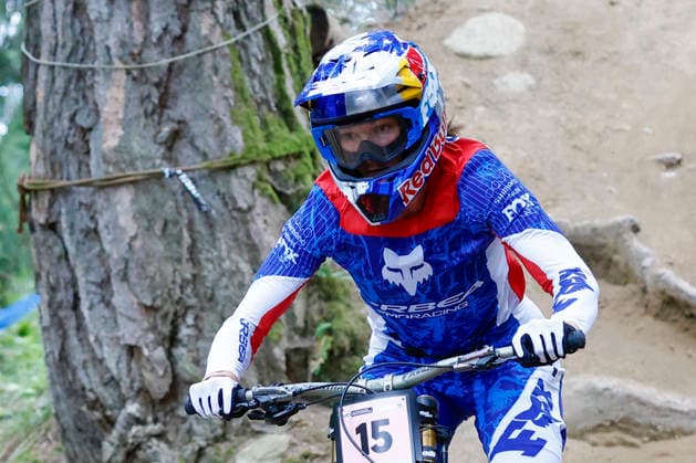 TRENTO, ITALY, AUGUST 28 — Tahnee Seagrave of Great Britain tests the track one last time before the UCI Mountain Bike World Championships Women’s and Men’s Elite Downhill qualifiers at Val di Sole on August 28, 2026, in Trento, Italy. Trento, Val di Sole, Trento, Italy Copyright: xJustPictures.ch FrancescoxMinghettix jp-en-EuSpIm-JP6_FRM_UCIWC_WMNDH_28_Aug_000140