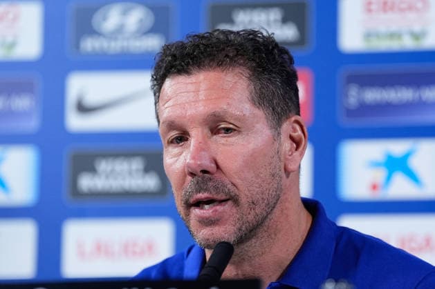 August 28, 2026, Madrid, Madrid, Spain: Diego Pablo Simeone, head coach of Atletico de Madrid, attends his press conference, PK, Pressekonferenz during a training session of Atletico de Madrid ahead the Spanish League, LaLiga EA Sports, match against Sevilla FC at Ciudad Deportiva Wanda Atletico de Madrid on August 28, 2026, in Madrid, Spain. Atletico De Madrid Training Session And Press Conference - Laliga Ea Sports  - ZUMAa181 20260828_zaa_a181_089 Copyright: xDennisxAgyemanx