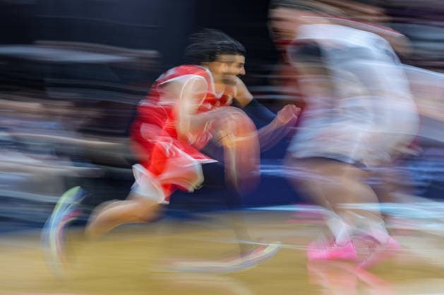 FIBA Basketball World Cup Asian Qualifier Group E Mohammad Jamshidi of Iran in action during the FIBA Basketball World Cup Asian Qualifier Group E game between Iran and New Zealand in Manila, Philippines on August 28, 2026. MANILA PHILIPPINES  Copyright: xMatrixxImages MarkxCristinox