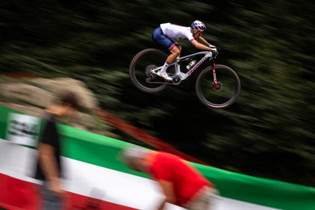 2026 UCI Mountain Bike World Championships Picture by Michal Cerveny SWpix.com - 28 08 2026 - Cycling - 2026 UCI Mountain Bike World Championships - Val di Sole, Trentino, Italy - Cross Country Olympic (XCO) Training - Thomas Pidcock (Great Britain) Val di Sole Val di Sole Italy Copyright: x xSWpix.comx(t axPhotographyxHubxLtd)xMichalxCerveny SWpix.comx SWP-3030-20583