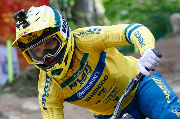 TRENTO, ITALY, AUGUST 28 Roger Vieira of Brazil during his final training session ahead of the UCI Mountain Bike World Championships Women s and Men s Elite Downhill Qualifiers at Val di Sole on August 28, 2026, in Trento, Italy; Trento, Val di Sole, Trento, Italy Copyright: xJustPictures.ch FrancescoxMinghettix jp-en-EuSpIm-JP6_FRM_UCIWC_WMNDH_28_Aug_000159-2