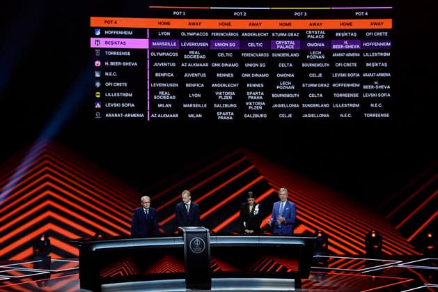 FOOTBALL : Tirages au sort Europa League & Europa League Conference - 28 08 2026 - Monaco Pot 4 - UEFA Europa League MonacoMonaco  Copyright: xWilliamxCannarellax